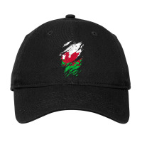 Wales Flag Welsh Dragon Baner Y Ddraig Goch Cardiff Heritage T Shirt Adjustable Cap | Artistshot