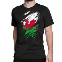 Wales Flag Welsh Dragon Baner Y Ddraig Goch Cardiff Heritage T Shirt Classic T-shirt | Artistshot