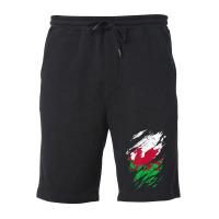 Wales Flag Welsh Dragon Baner Y Ddraig Goch Cardiff Heritage T Shirt Fleece Short | Artistshot