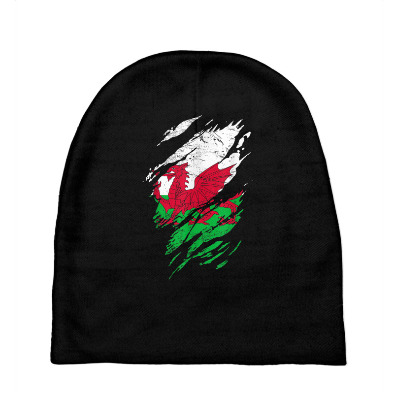 Wales Flag Welsh Dragon Baner Y Ddraig Goch Cardiff Heritage T Shirt Baby Beanies by cm-arts | Artistshot