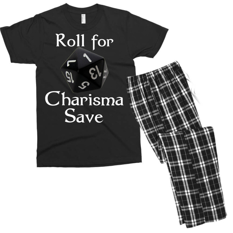 Roll For Charisma Save Natural 1 Role Playing Men's T-shirt Pajama Set by hotoancuong | Artistshot