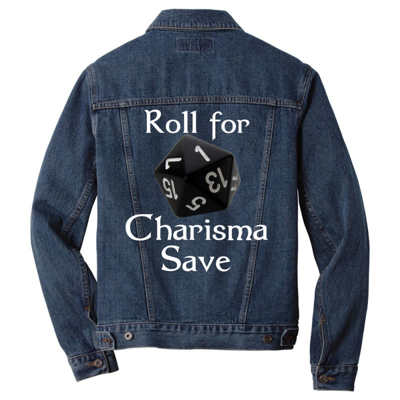 Roll For Charisma Save Natural 1 Role Playing Men Denim Jacket by hotoancuong | Artistshot