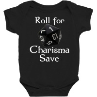 Roll For Charisma Save Natural 1 Role Playing Baby Bodysuit | Artistshot