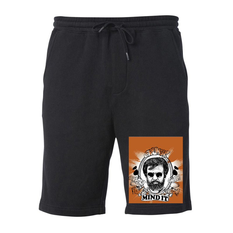 Rajinikanth  Mind It Graphic Fleece Short | Artistshot