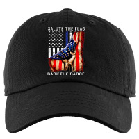 Salute The Flag Back The Badge T Shirt Flag Police Hand Gift Pullover Kids Cap | Artistshot