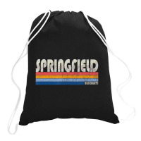 Vintage 70s 80s Style Springfield Ma Drawstring Bags | Artistshot