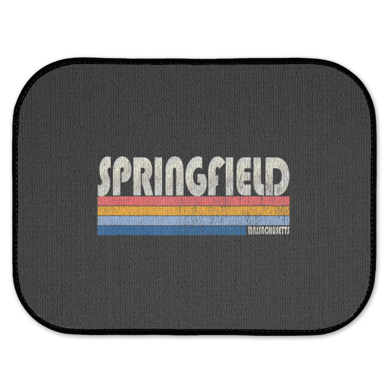 Vintage 70s 80s Style Springfield Ma Rear Car Mat | Artistshot