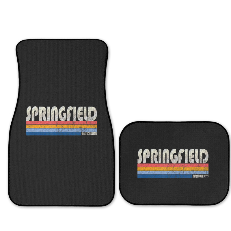 Vintage 70s 80s Style Springfield Ma Full Set Car Mats | Artistshot