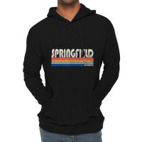 Vintage 70s 80s Style Springfield Ma Lightweight Hoodie | Artistshot