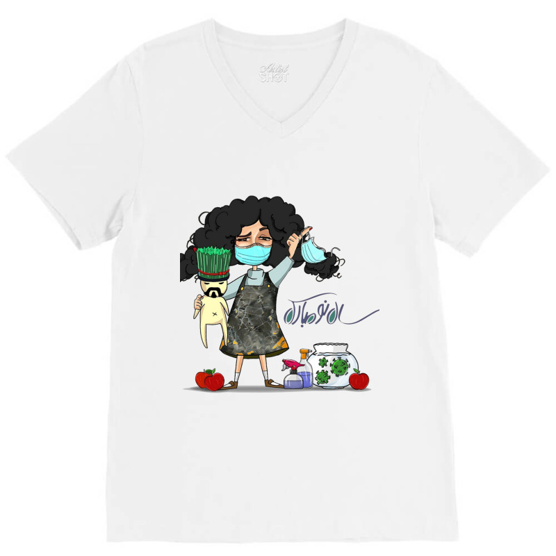 Nowruz V-Neck Tee by cm-arts | Artistshot