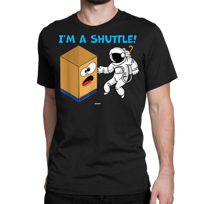 Cardboard Bin Coworker Swagazon Associate I'm A Shuttle T Shirt Classic T-shirt by cm-arts | Artistshot