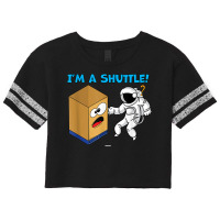 Cardboard Bin Coworker Swagazon Associate I'm A Shuttle T Shirt Scorecard Crop Tee | Artistshot