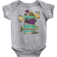 Mortgage Processor Inked Skull Tattoo Backside Design T Shirt Baby Bodysuit | Artistshot