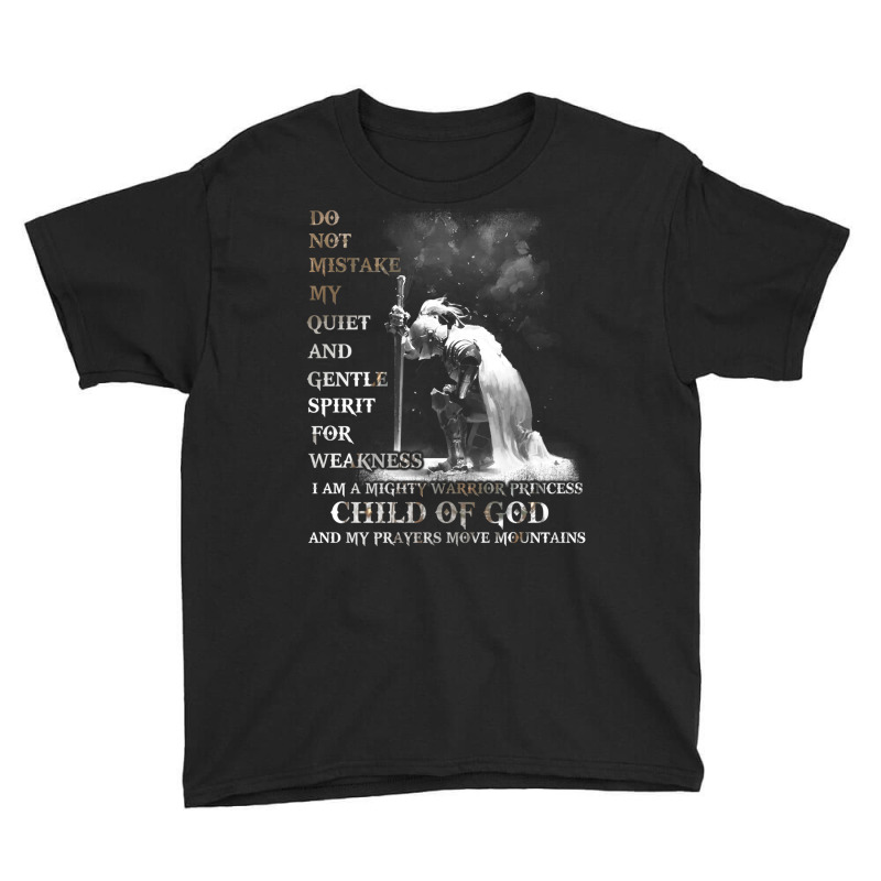 Knight Templar I Am A Child Of God A Warrior Of Christ Shirt Long Slee Youth Tee | Artistshot