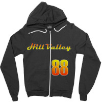 Hill Valley Baseball Jersey Zipper Hoodie | Artistshot