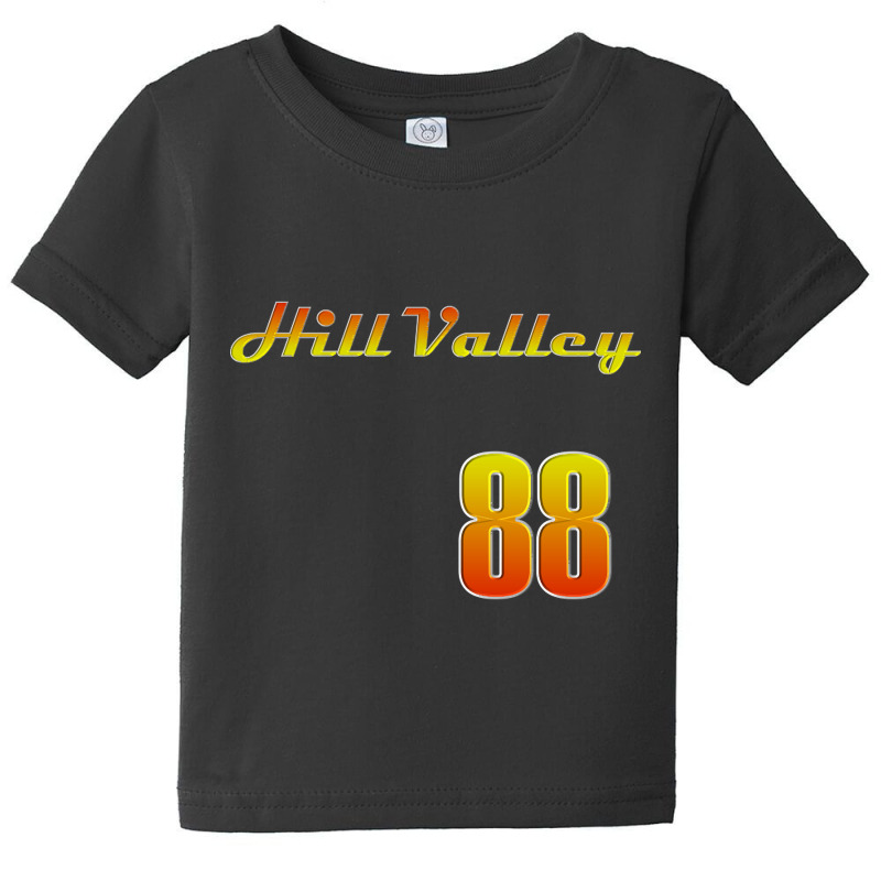 Hill Valley Baseball Jersey Baby Tee by laughingtuy | Artistshot