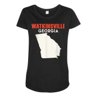 Watkinsville Georgia Usa State America Travel Georgian Atlan T Shirt Maternity Scoop Neck T-shirt | Artistshot