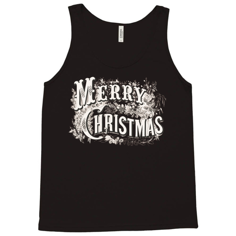 Merry Christmas   Currier & Ives Engraving Long Sleeve T Shirt Tank Top by geculaexok | Artistshot