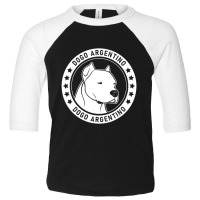 Dogo Argentino Dog Portrait Toddler 3/4 Sleeve Tee | Artistshot