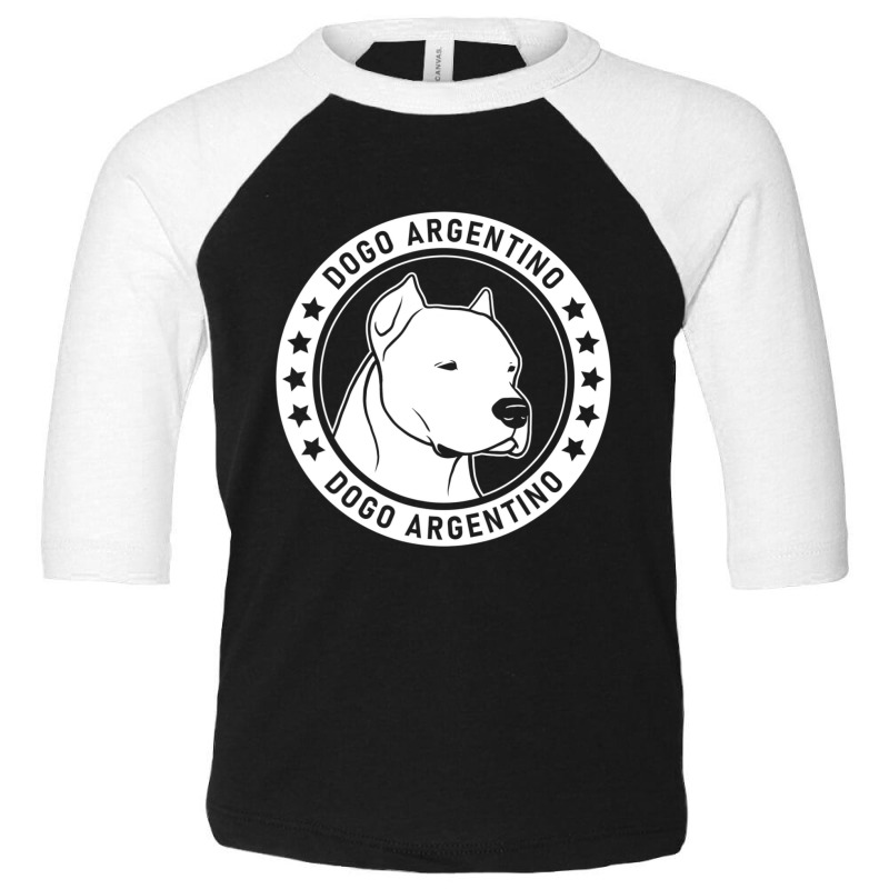 Dogo Argentino Dog Portrait Toddler 3/4 Sleeve Tee | Artistshot