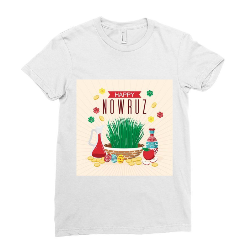 Nowruz. Ladies Fitted T-Shirt by cm-arts | Artistshot