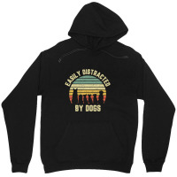 Easily Disraced By Dogs Shir Dog Shir Dog Lover Unisex Hoodie | Artistshot