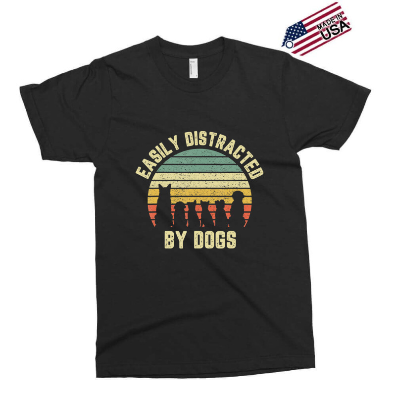 Easily Disraced By Dogs Shir Dog Shir Dog Lover Exclusive T-shirt by Konlasa6638 | Artistshot