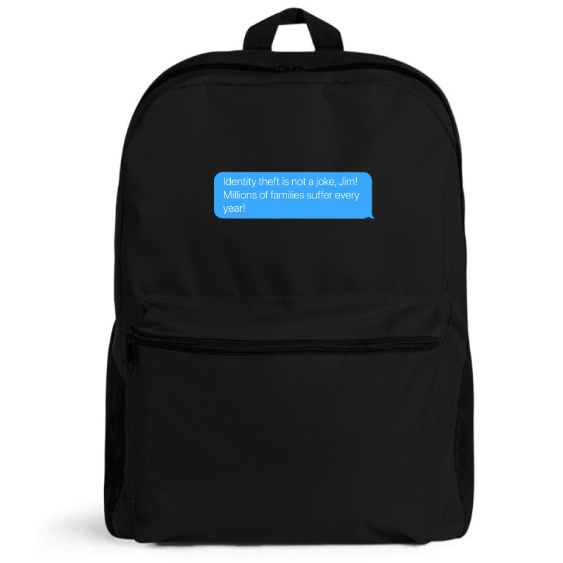 Identity Theft Is Not A Joke Backpack | Artistshot