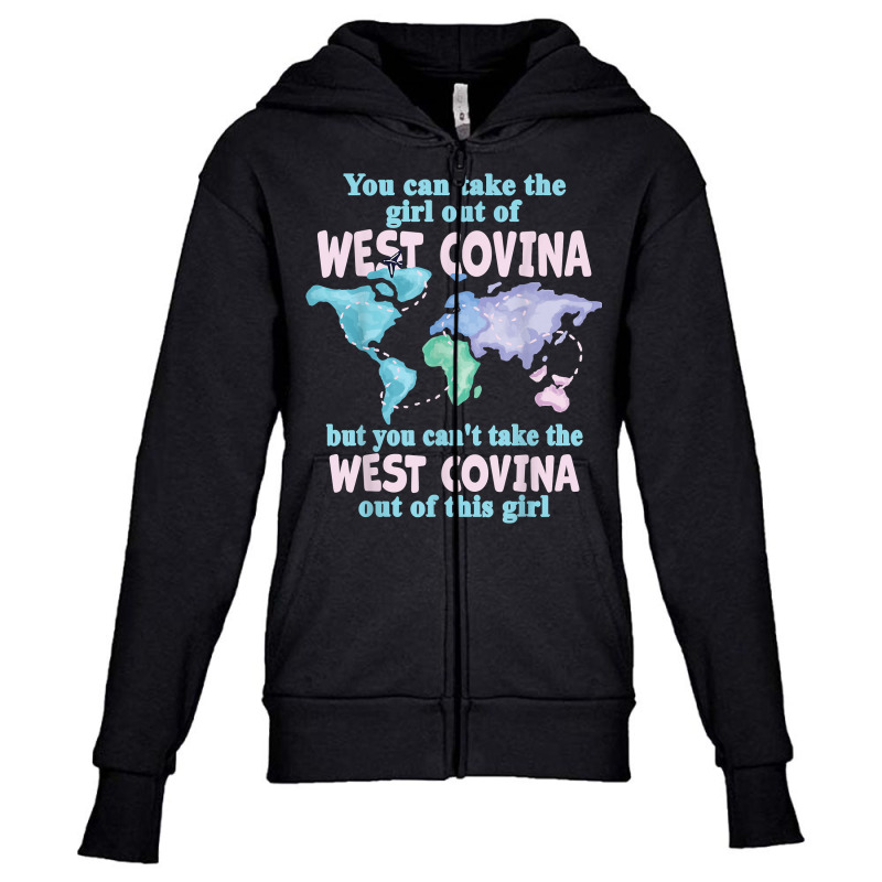 Women From West Covina   Girl From West Covina California T Shirt Youth Zipper Hoodie | Artistshot