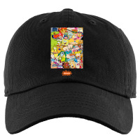 Group Shot Center Square All 90s Characters Kids Cap | Artistshot