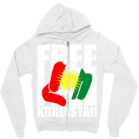 Free Kurdistan Kurdish Zipper Hoodie | Artistshot