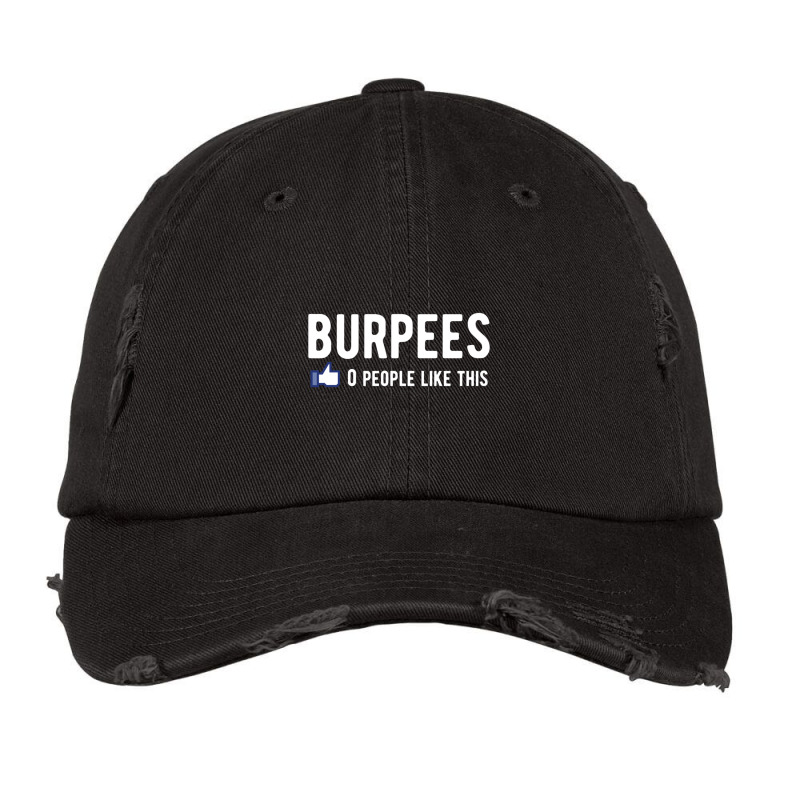 Burpees 0 People Like This Vintage Cap by cm-arts | Artistshot