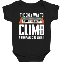 Keyboard Pianist Design And Music Musician Piano Player-44lpg Baby Bodysuit | Artistshot