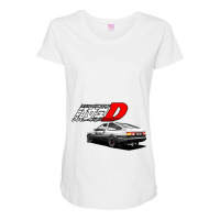 Initial D - Ae89 Trueno Maternity Scoop Neck T-shirt | Artistshot