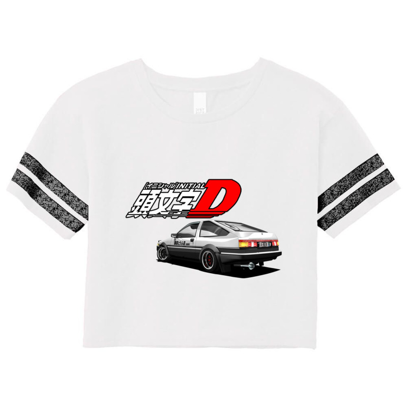 Initial D - Ae89 Trueno Scorecard Crop Tee by cm-arts | Artistshot