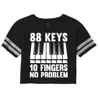 Keyboard Pianist Design And Music Musician Piano Player-n4vuc Scorecard Crop Tee | Artistshot