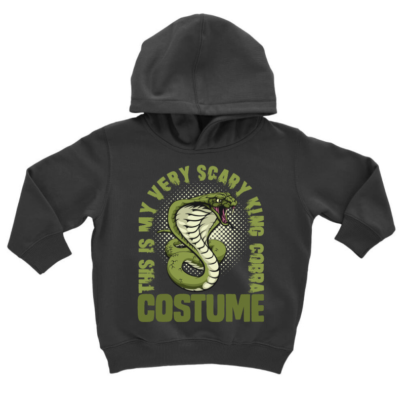 This Is My Very Scary King Cobra Costume, Halloween Snake Long Sleeve Toddler Hoodie | Artistshot