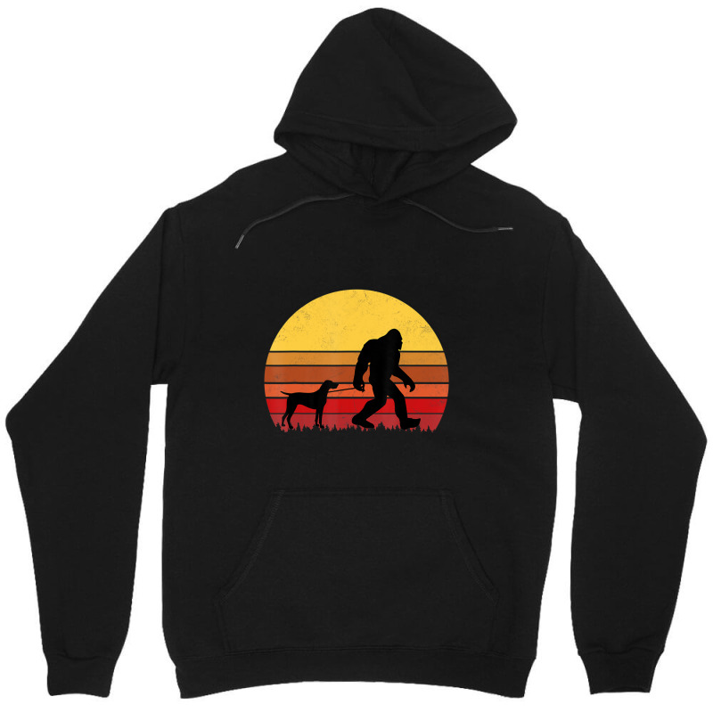 German Shorthaired Pointer Retro Dog Unisex Hoodie by Konlasa6638 | Artistshot