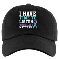 I Have Time To Listen Your Life Matters Mental Health T Shirt Kids Cap | Artistshot