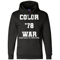 Color War '78 Fear Shadyside Street Season Horror T Shirt Champion Hoodie | Artistshot