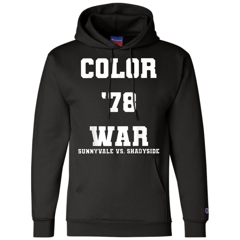 Color War '78 Fear Shadyside Street Season Horror T Shirt Champion Hoodie by cm-arts | Artistshot