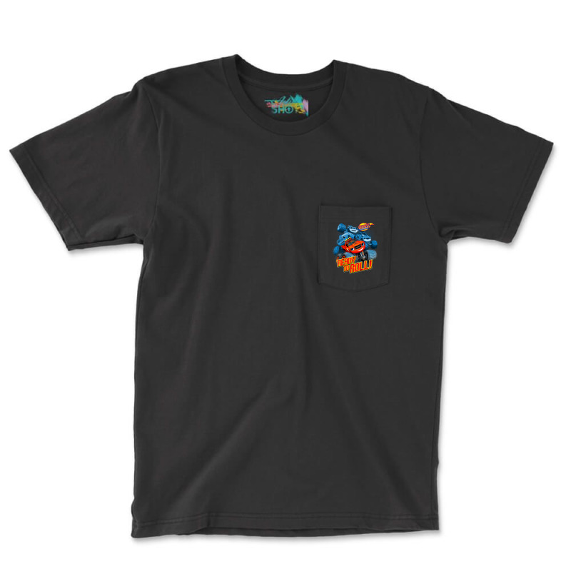 Kids Blaze & The Monster Machines Ready To Roll Pocket T-Shirt by buiduchai | Artistshot