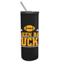 Green Bay Sucks Football Sarcastic Humor Skinny Tumbler | Artistshot