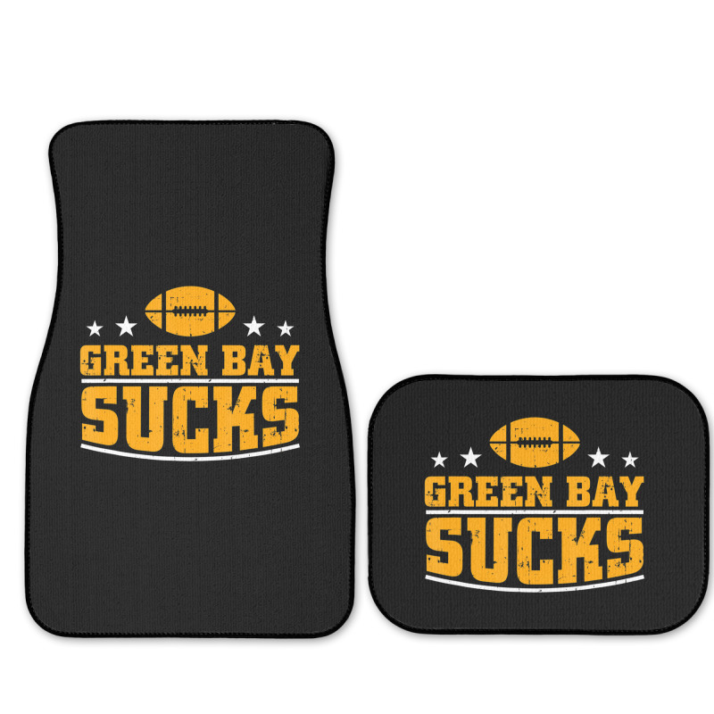 Green Bay Sucks Football Sarcastic Humor Full Set Car Mats | Artistshot