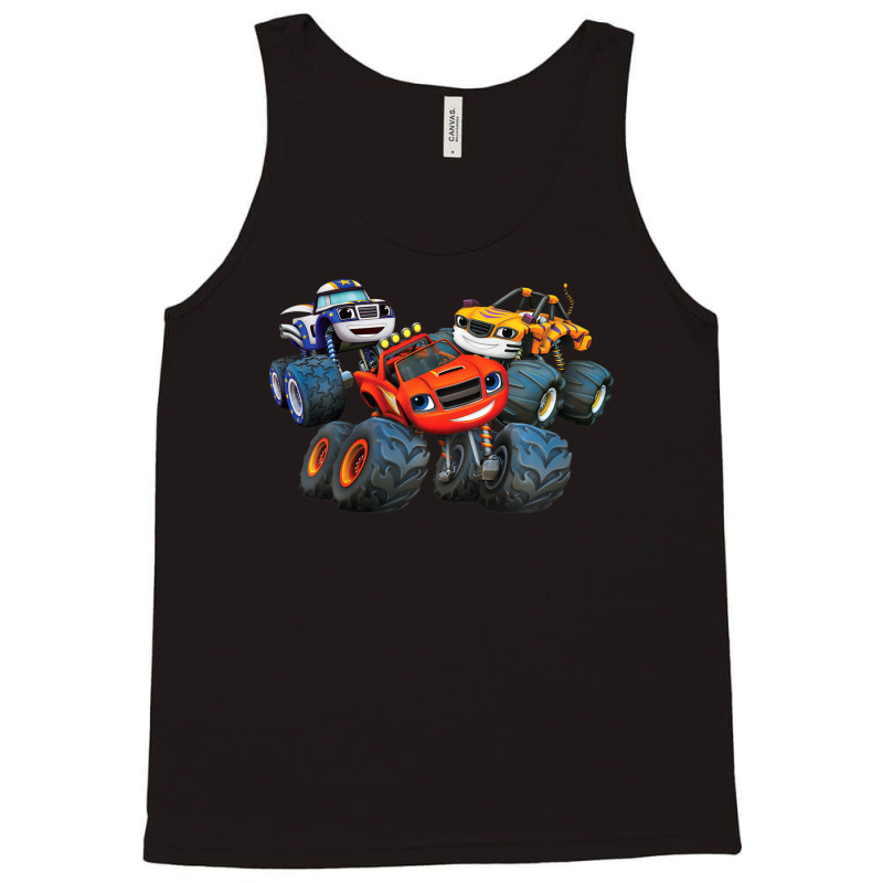 Kids Blaze & The Monster Machines Truck Crew Tank Top | Artistshot