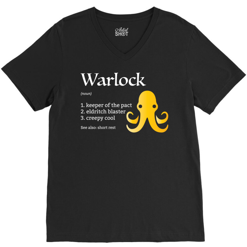 Warlock Class Definition V-Neck Tee by hotoancuong | Artistshot