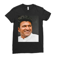 Punith Rajkumar Sir Ladies Fitted T-shirt | Artistshot