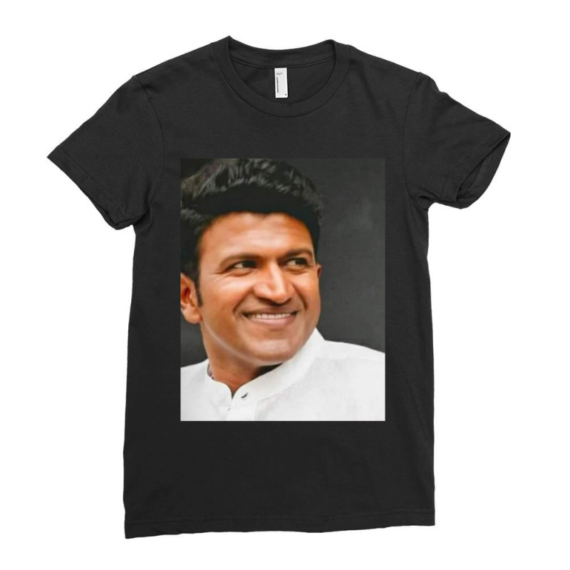 Punith Rajkumar Sir Ladies Fitted T-Shirt by RILEYALLEN | Artistshot