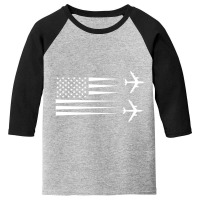 B-47 Stratojet Us Flag Usaf Youth 3/4 Sleeve | Artistshot