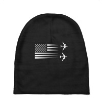 B-47 Stratojet Us Flag Usaf Baby Beanies | Artistshot